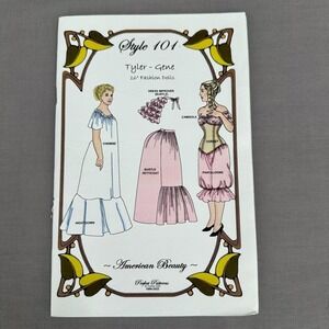 Perfect Patterns Style 101 American Beauty Tyler Gene 16" Fashion Doll Sewing